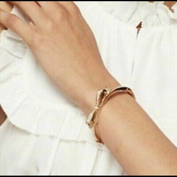Kate Spade Gold Bangle Bow Bracelet - Picture 2 of 6